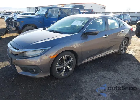 2016 Honda Civic Touring из США, поврежденный, VIN 19XFC1F92GE214437
